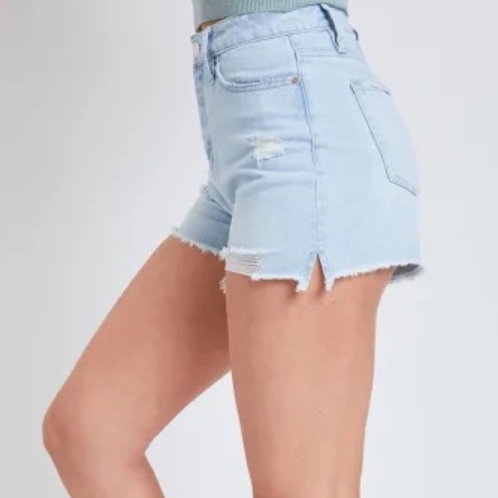 NWT Mom Fit Distressed Denim Jean Shorts Size 7/28 - Picture 10 of 10